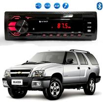 Radio Mp3 Som Automotivo Bluetooth Usb Cartão Sd Blazer S10