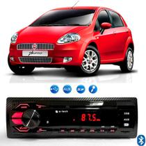 Radio Mp3 Som Automotivo Bluetooth Usb Cartão Sd Fiat Punto