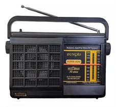 Rádio Portátil 2 Faixas Am Fm Bivolt Pilha E Energia