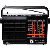 Rádio Portátil 7 Faixas Fm/AM/Oc Pilha Rm-PFT73AC MotoBras