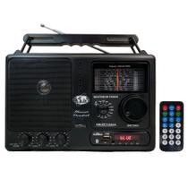 Rádio Portátil 7 Faixas Pilha Motobras e Eliminador de Pilha