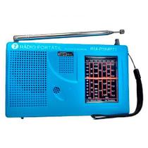 Rádio Portátil 7 Faixas Pilha Motobras e Eliminador de Pilha