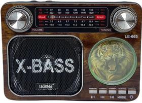 Rádio Portatil 9 Bandas Am Fm Sw Usb Sd Card Recarregável