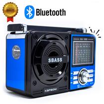 Radio Portatil Am e fm A Pilha Retro Vintage Antigo Recarregavel Com Bluettoth e Usb