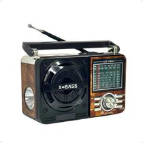 Rádio Portátil Am Fm A Pilha E Energia Usb Bluetooth