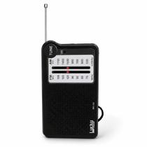 Rádio Portátil AM FM de Bolso Lucky MK13 Analógico com Antena Telescópica