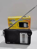 Radio Portatil Am Fm De Bolso Preto Fone De Ouvido P2 Preto