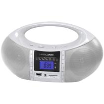 Rádio Portátil AM/FM HANNLOMAX HX-506R com Bluetooth, USB e SD - Branco