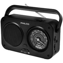 Rádio Portátil AM / FM Philco PRR1005BT com Bluetooth 120V ~ 60Hz - Preto