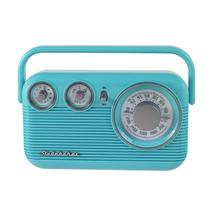 Rádio portátil AM/FM Studebaker SB2003 retrô turquesa Rádio portátil AM/FM Studebaker SB2003 retrô turquesa
