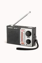 Rádio portátil AM/FM/SW/MP3 lanterna Recarregável ou Pilhas MK-918 RF
