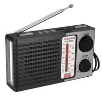 Rádio portátil AM/FM/SW/MP3 lanterna Recarregável ou Pilhas MK-918 TG