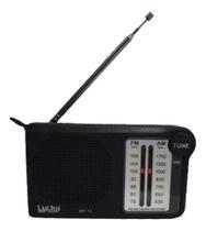 Rádio portátil bolso Lucky MK-13 AM-FM Musicas entrada de Fone de Ouvido - NEW