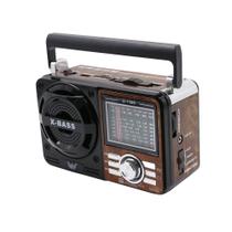 Rádio Portátil C/lanterna Bluetooth Mp3 Usb Cartão Sd Am/fm - ALTOMEX