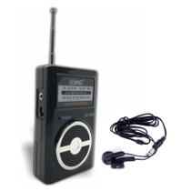 Rádio Portátil Com Fone de Ouvido AM/FM - Lelong LE-652