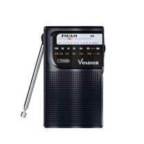 Rádio Portátil de Bolso Vondior AM/FM - Operado por Bateria