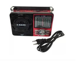 Rádio Portátil De Mão Com Saída De Fone Am/fm/sw1/sw2 + Bateria 1.5V - OKABOX