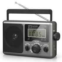 Rádio Portátil de Ondas Curtas Gradio - Melhor Recepção com Display LCD