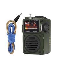 Rádio portátil de ondas curtas Radioddity Raddy RF750 com alertas NOAA