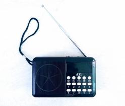 Rádio Portátil Digital Fm Bluetooth Usb Recarregável