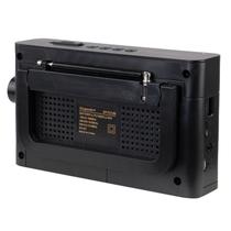 Radio Portatil Ecopower EP-F212B - USB/ SD/ Aux - AM/ FM/ SW - Recarregavel - Preto e Cinza