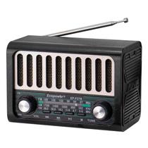 Radio Portatil Ecopower EP-F27B - AM/FM/SW - USB/SD - Bluetooth - Preto