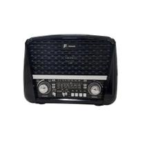 Rádio Portátil F-Sound FS-1631BT Mp3, Bluetooth, USB e Lanterna - Preto