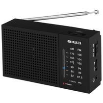 Rádio Portátil Fm / Am Aiwa Aw Lr234Am-Fm A Pilha - Preto