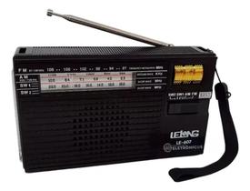 Rádio Portátil FM/AM/SW1-2 LE-607 Lelong