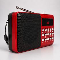 Rádio Portátil FM Bluetooth Entrada SD Recarregável Aiker MTJ-2006