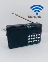 Rádio Portátil Fm Digital Bluetooth Usb Recarregável Altomex
