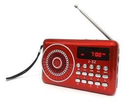 Rádio Portátil FM Sintonia Digital USB Recarregável J31/32 - Altomex