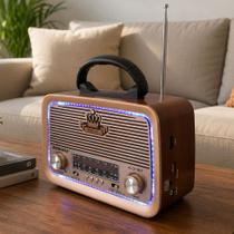 Radio Portátil Lanterna Caixa De Som Recarregável LEDs USB Radio Portátil Lanterna Caixa De Som Recarregável LEDs USB