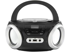 Rádio Portátil Lenoxx FM CD Player MP3 - Display Digital Bluetooth BD 1370 Boombox