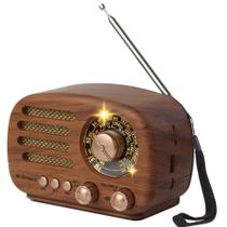 Rádio portátil M-Amazup Radios AM FM SW Bluetooth 5.3 com alto-falante
