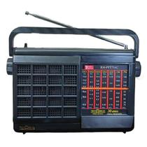 Rádio Portátil Motobras RM-PFT73AC 7 Faixas Preto Rádio Portátil Motobras RM-PFT73AC 7 Faixas Preto