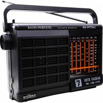 Rádio Portátil Motobras RM-PFT73AC 7 Faixas Preto