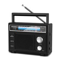 Rádio portátil PRUNUS J-136 AM FM com alto-falante e AUX