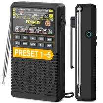 Rádio portátil PRUNUS J-165 AM/FM a pilhas