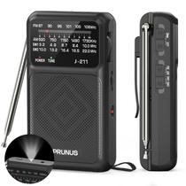 Rádio portátil PRUNUS J-211 AM/FM com USB-C recarregável Rádio portátil PRUNUS J-211 AM/FM com USB-C recarregável