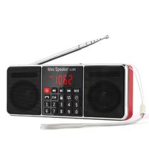 Rádio portátil PRUNUS J-288 AM FM com alto-falante Bluetooth