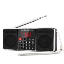 Rádio portátil PRUNUS J-288 AM FM com alto-falante Bluetooth
