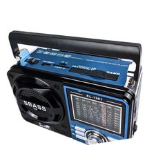 Rádio Portatil Recarregavel Bivolt Manual Banda Am Fm Sw Usb - Eletro