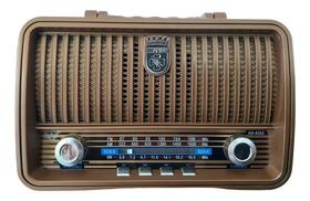 Rádio Portátil Retro Am fm Bluetooth Usb cartão de memoria - Ltomex