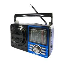 Rádio Portátil Retrô AM FM USB Bateria Pendrive Bluetooth