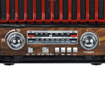 Radio Portátil Retro Com Bluetooth e alça