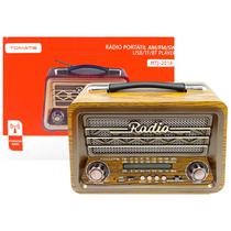 Rádio Portátil Retro Portátil 3 Bandas FM/AM/SW USB e Conectividade Bluetooth Bivolt
