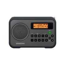 Rádio portátil Sangean PR-D18BK AM/FM 1.0W com amortecedor de proteção