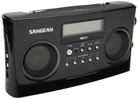 Rádio portátil Sangean PR-D5 BK AM/FM com sintonização digital