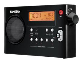 Rádio Portátil Sangean PR-D7 AM/FM Digital com carregador preto
